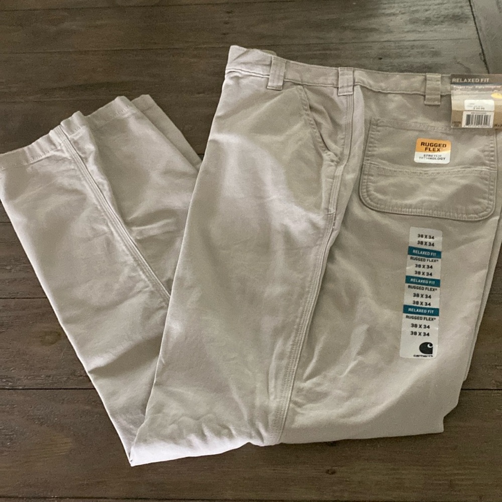 Carhartt Relaxed Fit Rugged Fit Rigby Dunaree. New, never worn 38x34